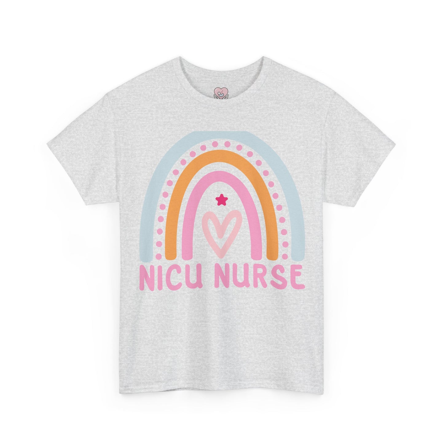 NICU Nurse Boho Rainbow Retro T-Shirt