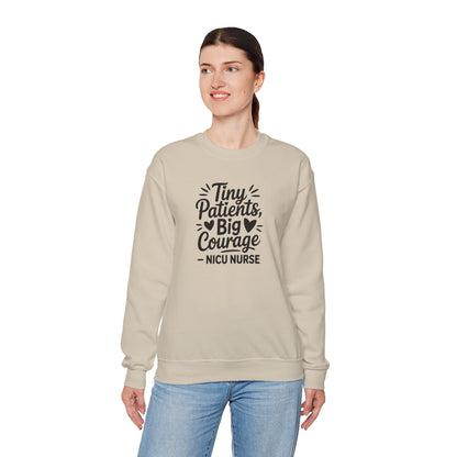 Tiny Patients Big Courage Crewneck Sweatshirt
