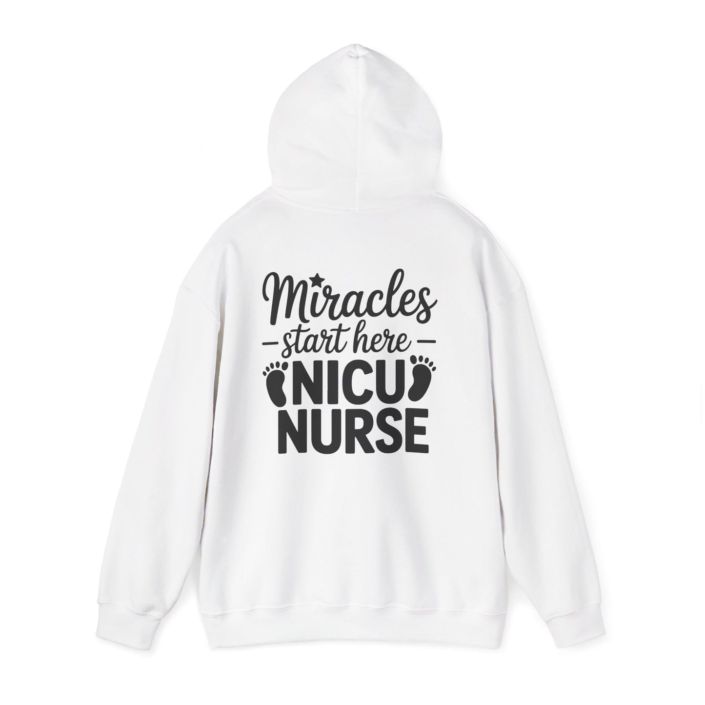 Miracles Start Here NICU Nurse Hoodie