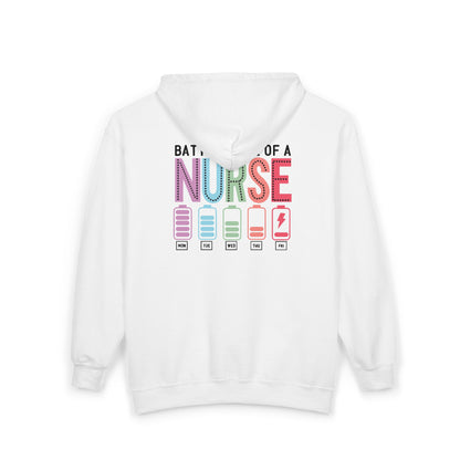 Battery Life of a Nurse Zip Hoodie
