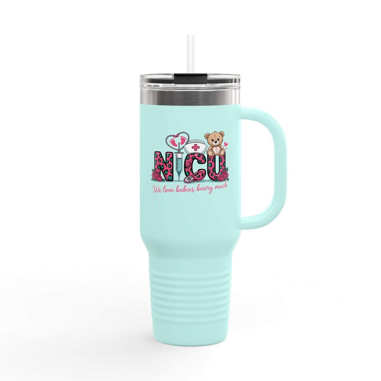 NICU Baby Bear Insulated Travel Mug 40oz