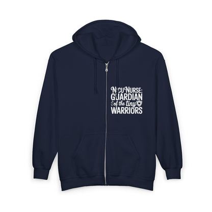 Guardian of the Tiny Warriors NICU Nurse Zip Hoodie